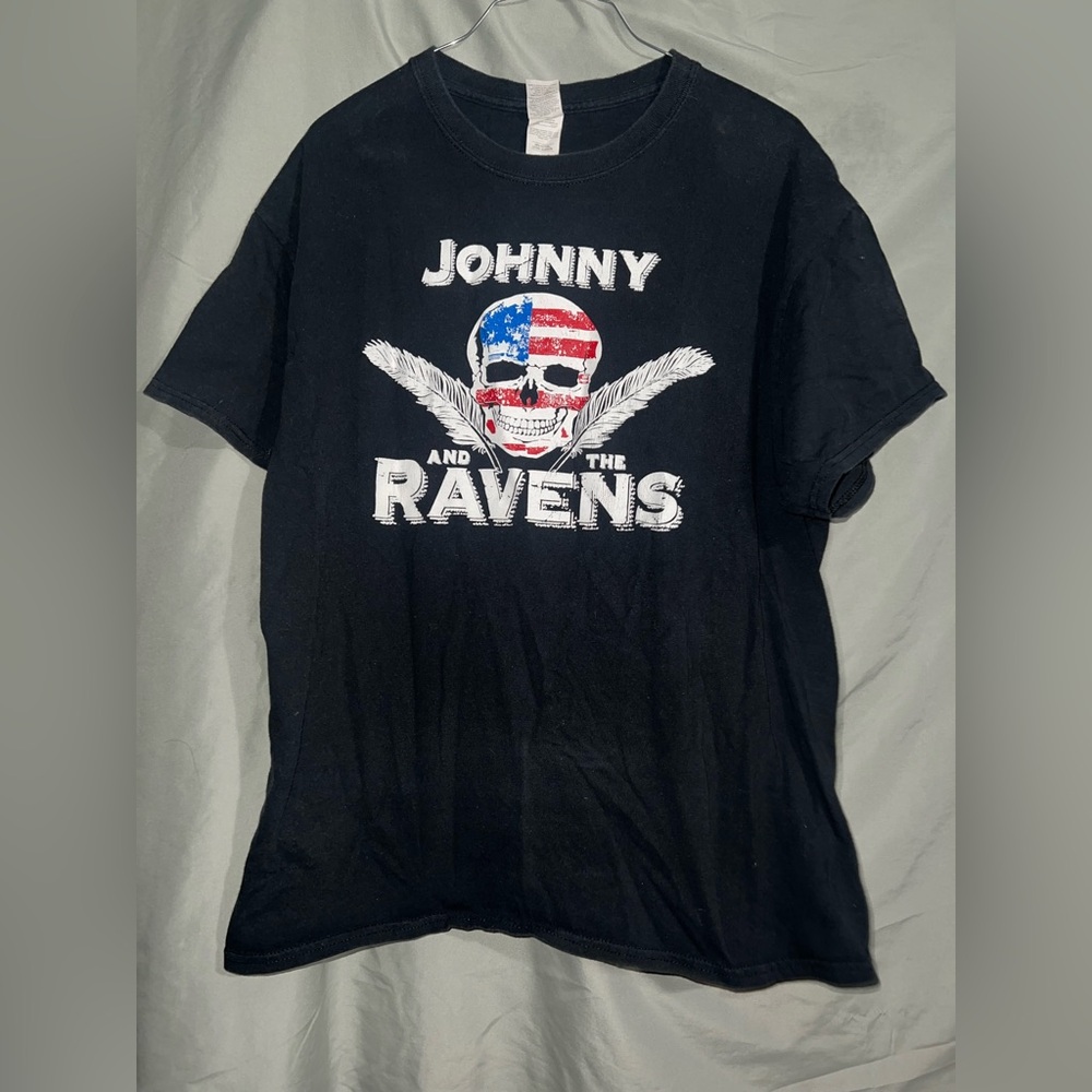Black Johnny and the Ravens Graphic T-Shirt